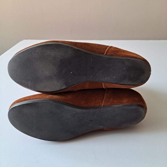 Steve Madden Women's Dark Cinnamon Suede Slouchy Ankle Boots - Size 7 - Picture 11 of 12